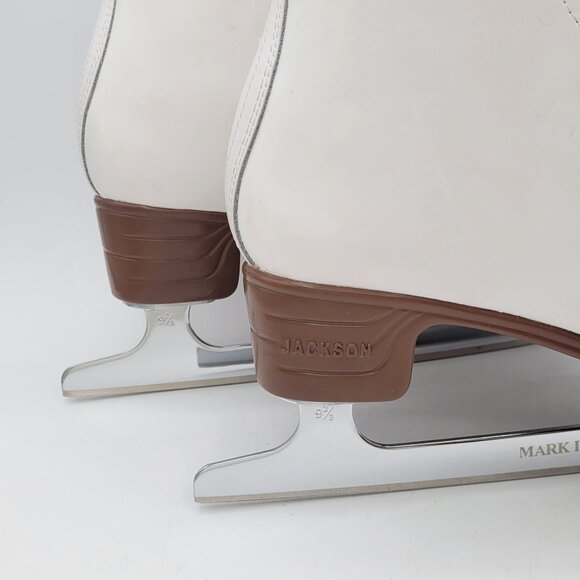 Jackson Artiste Womens Size 7 B Ice Skates Ultima Mark IV Blades White 1790 - Picture 13 of 16